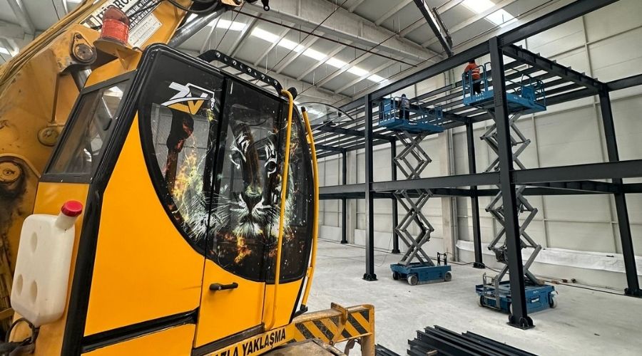 Çelik montaj vinç kiralama Resim Galerisi